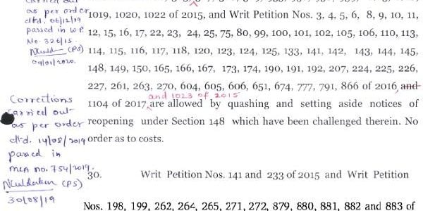 Bombay HC Quashes Reopening Based Solely on Shah Commission Under-Invoicing Report