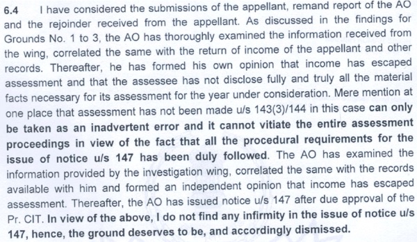 assessee to such remand report