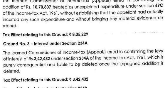 ITAT Deletes Section 69C Addition of Rs. 10.70 Lakh