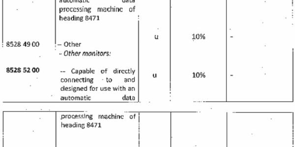 CESTAT Chennai Allows LED Monitor Tile Classification Under CTH 85285200