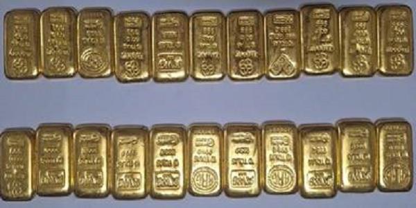 22 gold bars seized by DRI Varanasi
