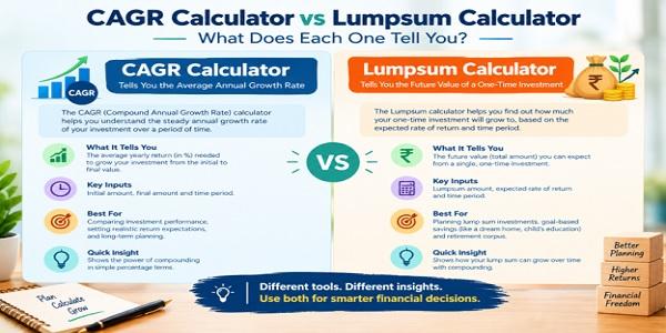 CAGR Calculator vs Lumpsum Calculator