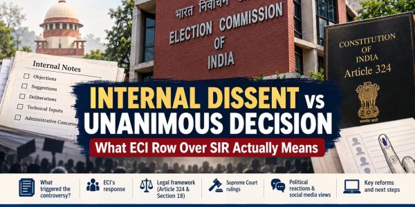 Internal Dissent vs Unanimous Decision: What ECI Row Over SIR Actually Means