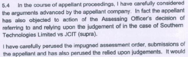 NFAC upheld the action of the Assessing Officer