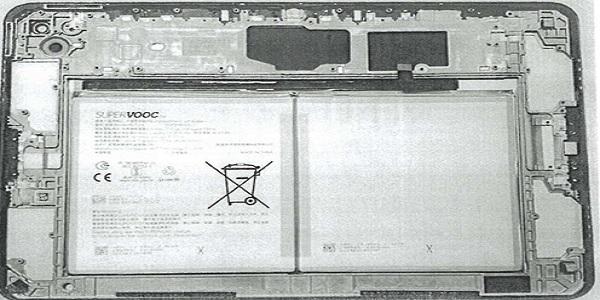 OPPO Tablet Back Cover Assembly with Battery