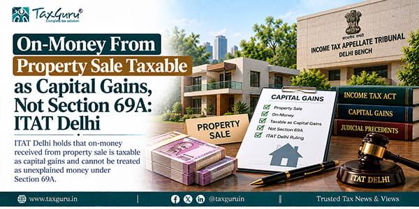 On-Money From Property Sale Taxable as Capital Gains, Not Section 69A: ITAT Delhi