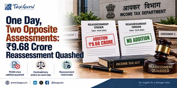 One Day, Two Opposite Assessments: ₹9.68 Crore Reassessment Quashed
