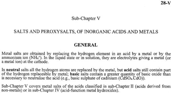 The explanatory notes in harmonized system of nomenclature