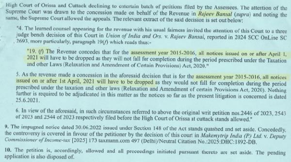 The relevant observations of Hon’ble High Court-2