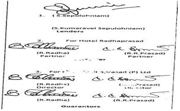 Wherein the guarantors have agreed to guarantee the repayment of the amount borrowed by the borrower