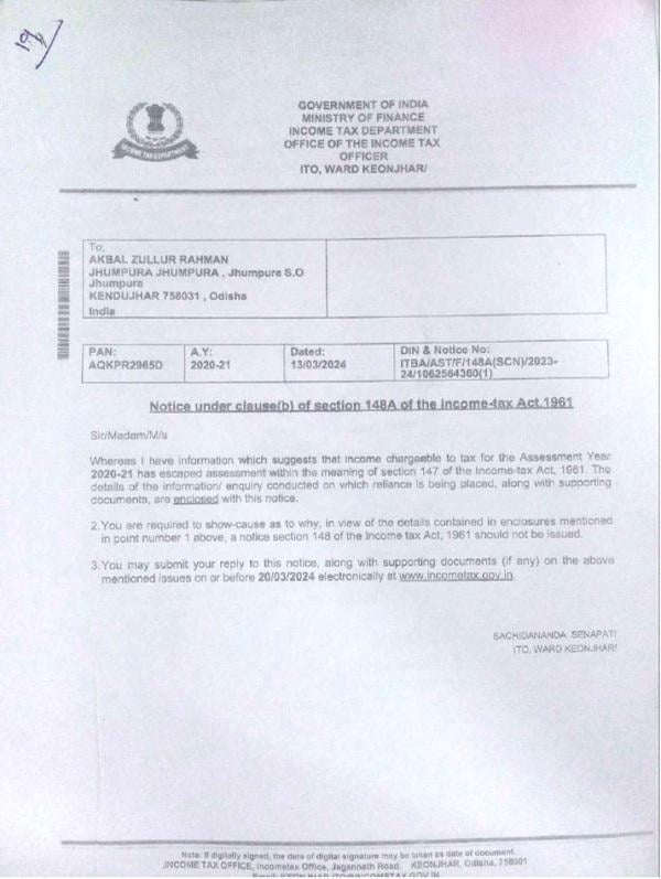 notice under clause(b)notice under clause(b)