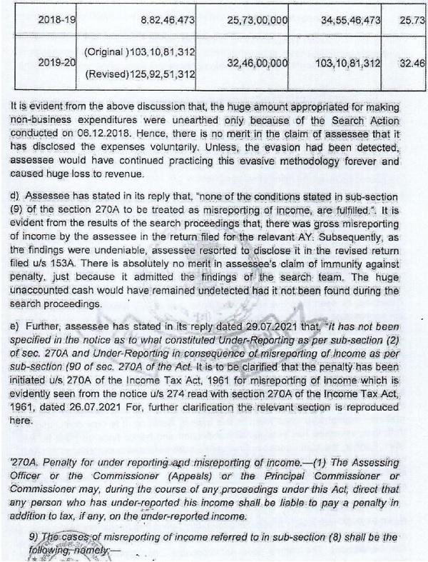 Additional Income Disclosure