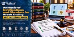 Analysis of Notifications and Circulars for Week Ending 18th October 2026