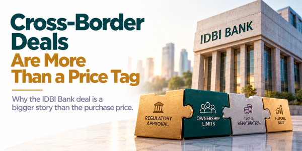 IDBI Bank–Fairfax ₹52,878 Crore Deal: Cross-Border Acquisition, RBI Rules and Tax Implications