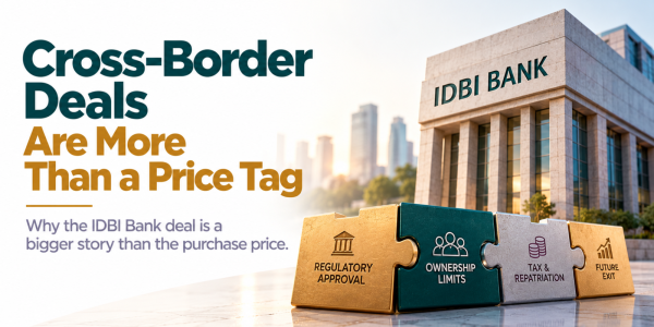 IDBI Bank–Fairfax ₹52,878 Crore Deal: Cross-Border Acquisition, RBI Rules and Tax Implications