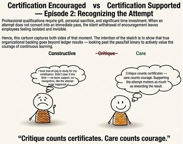 Certification Encouraged vs Certification Supported Recognizing the Attempt