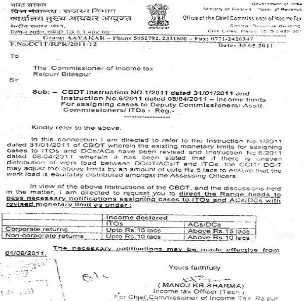 Copy of the CBDT Instruction and the letter effecting revision-3
