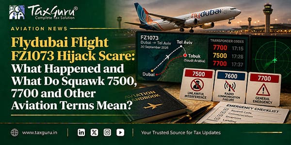 Flydubai Flight FZ1073 Hijack Scare: What Happened and What Do Squawk 7500, 7700 and Other Aviation Terms Mean?