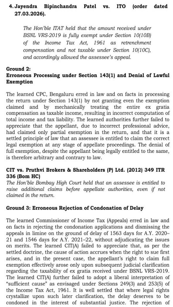 Ground 2 Section 143 1 Exemption Denial
