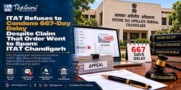 ITAT Refuses to Condone 667-Day Delay Despite Claim That Order Went to Spam: ITAT Chandigarh