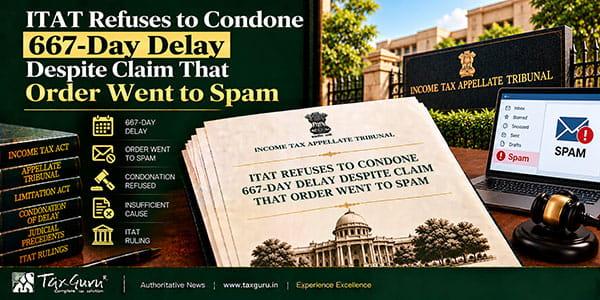 ITAT Refuses to Condone 667-Day Delay Despite Claim That Order Went to Spam