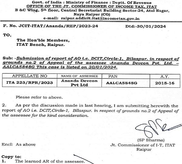 In rebuttal, Ld. Sr DR, on the issue has submitted