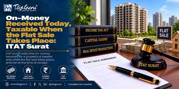 On-Money Received Today, Taxable When the Flat Sale Takes Place: ITAT Surat