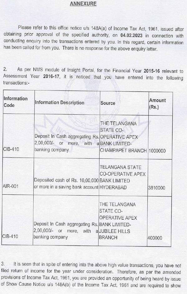 Telangana State Co-Operative Apex Bank Limited