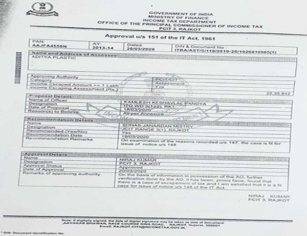The material available on record