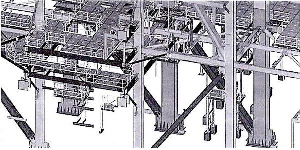 We have attached below an illustrative image of the primary steel work component for ease of reference