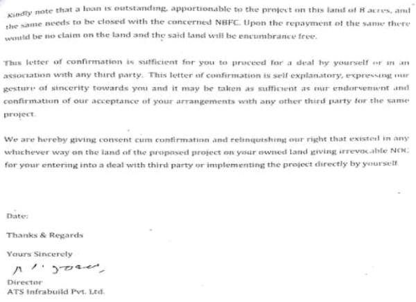 communication was written by the CD which is also reproduced as under images 1
