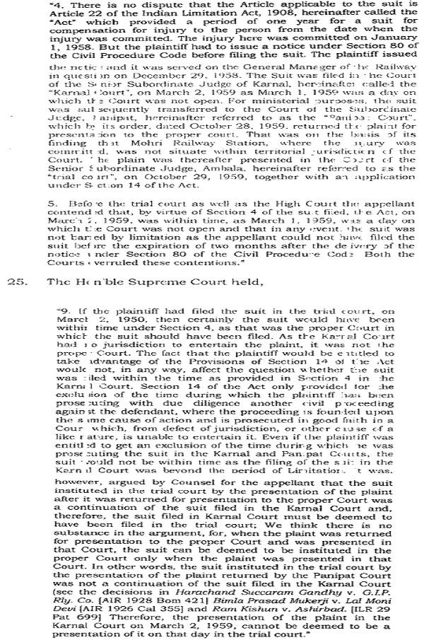 question considered by Hon'ble Supreme Court